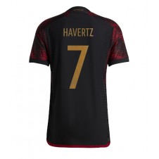 Tyskland Kai Havertz #7 Bortatröja VM 2022 Korta ärmar